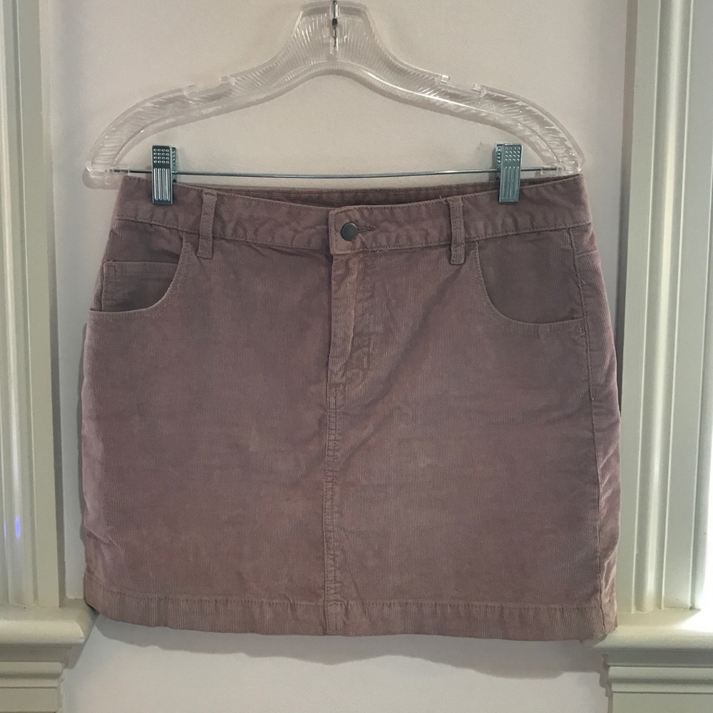 urban outfitters corduroy mini skirt