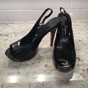 Jessica Simpson platform heels
