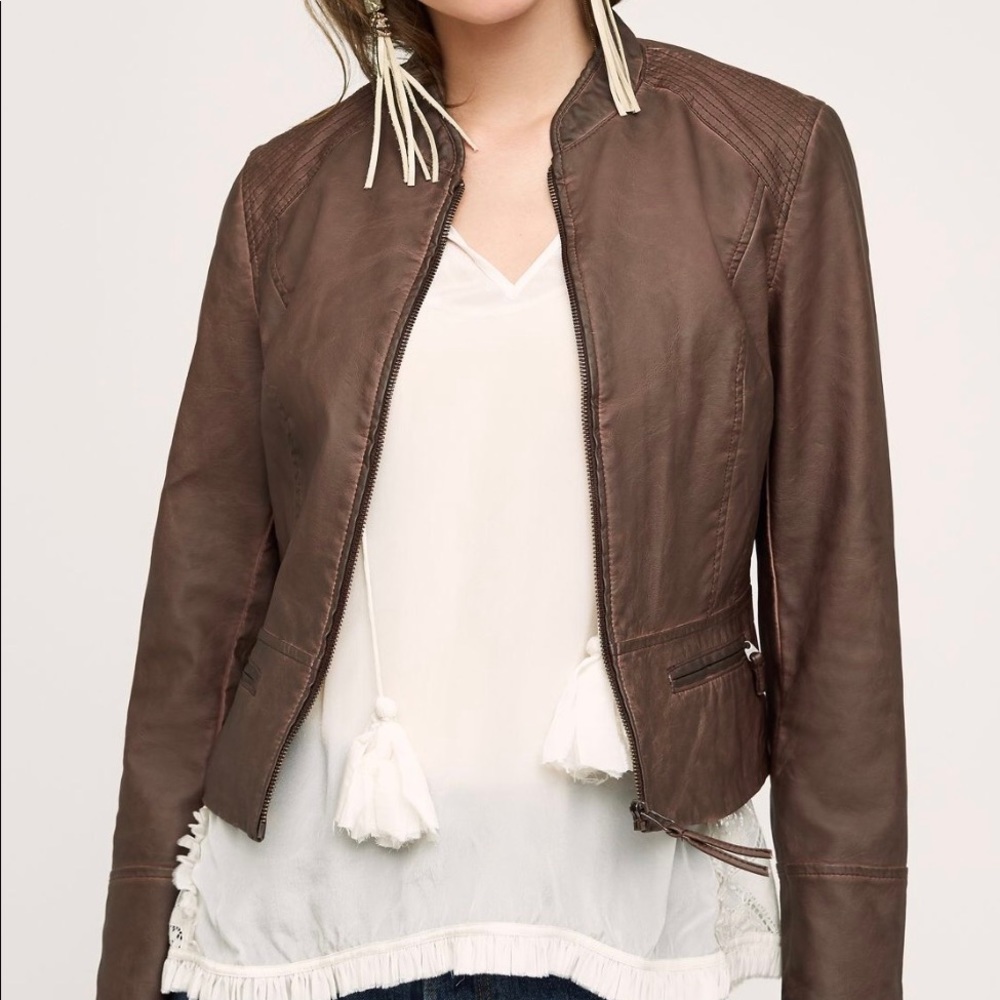 Hei Hei vegan leather jacket