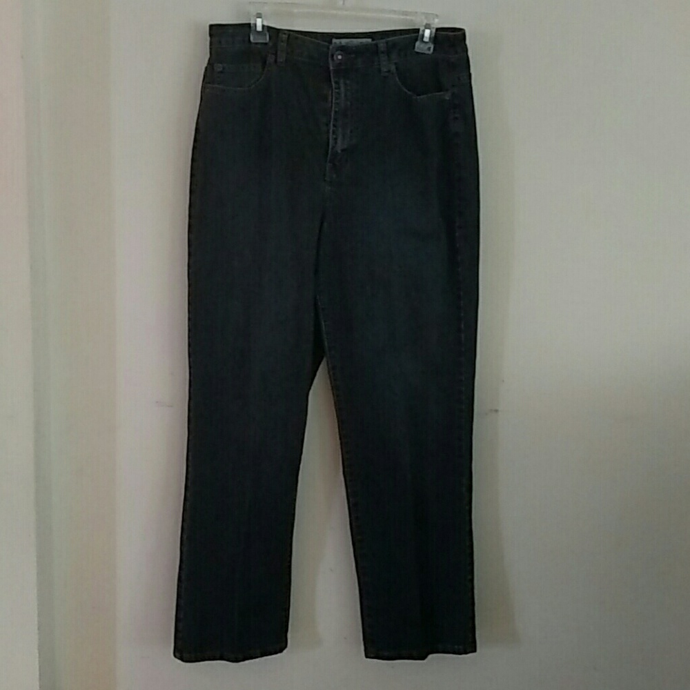 Dark denim jeans