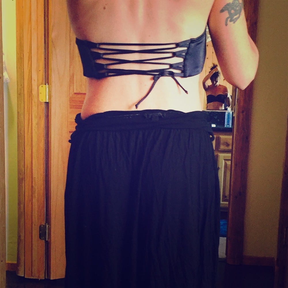 Victoria's Secret 34C black bikini top