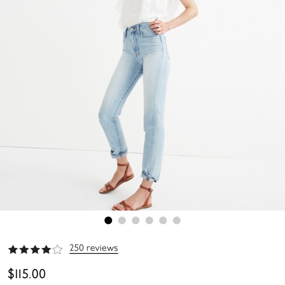 Madewell High Waisted The Perfect SummerJean