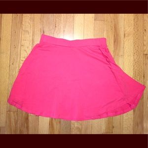 Charlotte Russe pink skater skirt