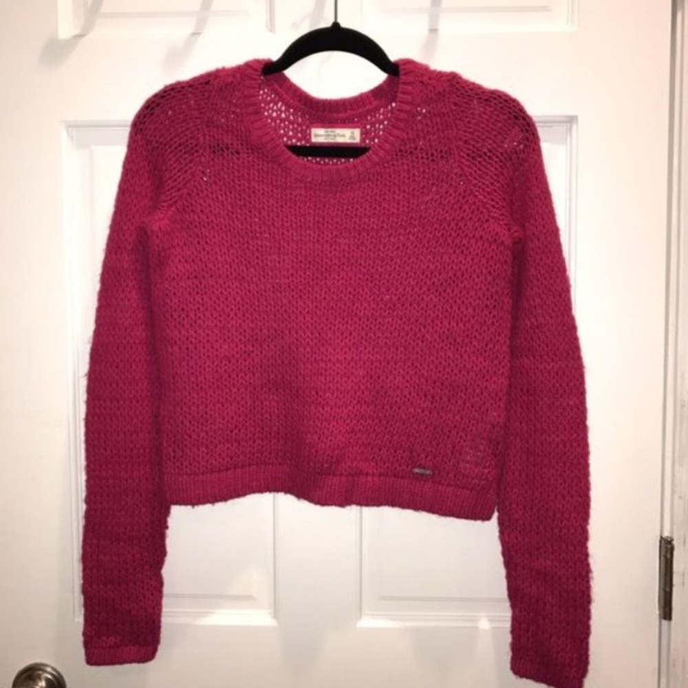 Hot Pink Wool Sweater (Abercrombie&Fitch)