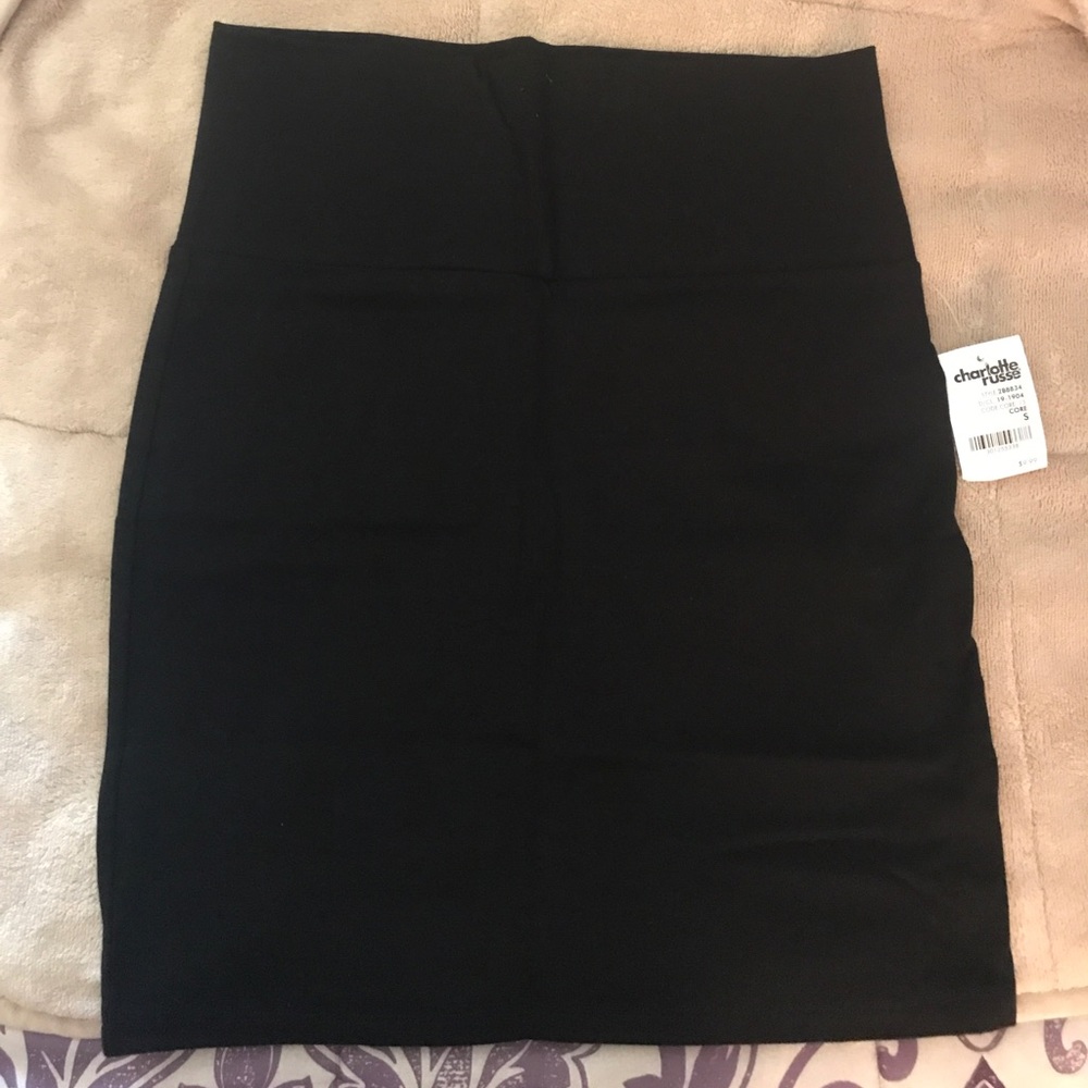 Charlottes Russe Small Black Pencil Skirt