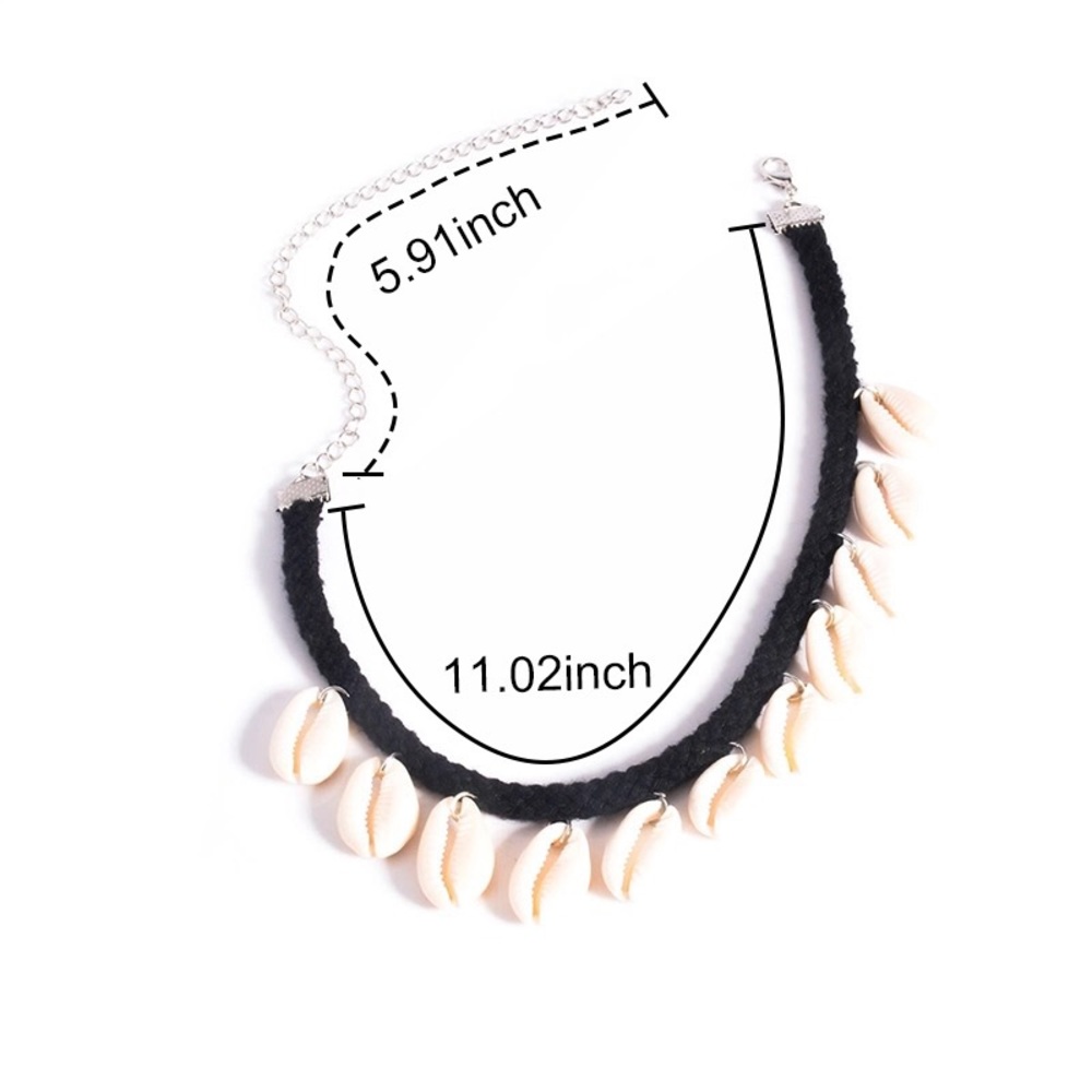 Boho beach bohemian conch shell choker๐ - Picture 3 of 3