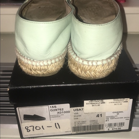 Authentic Chanel Espadrilles Size 41 - Picture 3 of 6