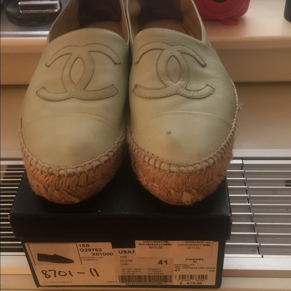 Authentic Chanel Espadrilles Size 41 - Picture 5 of 6