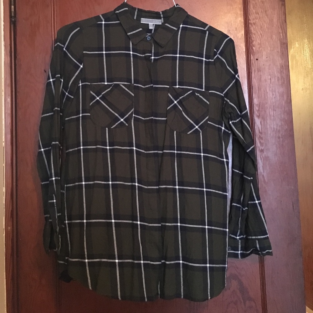 Be Cool Plaid Button Down