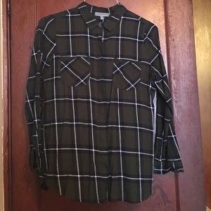 Be Cool Plaid Button Down