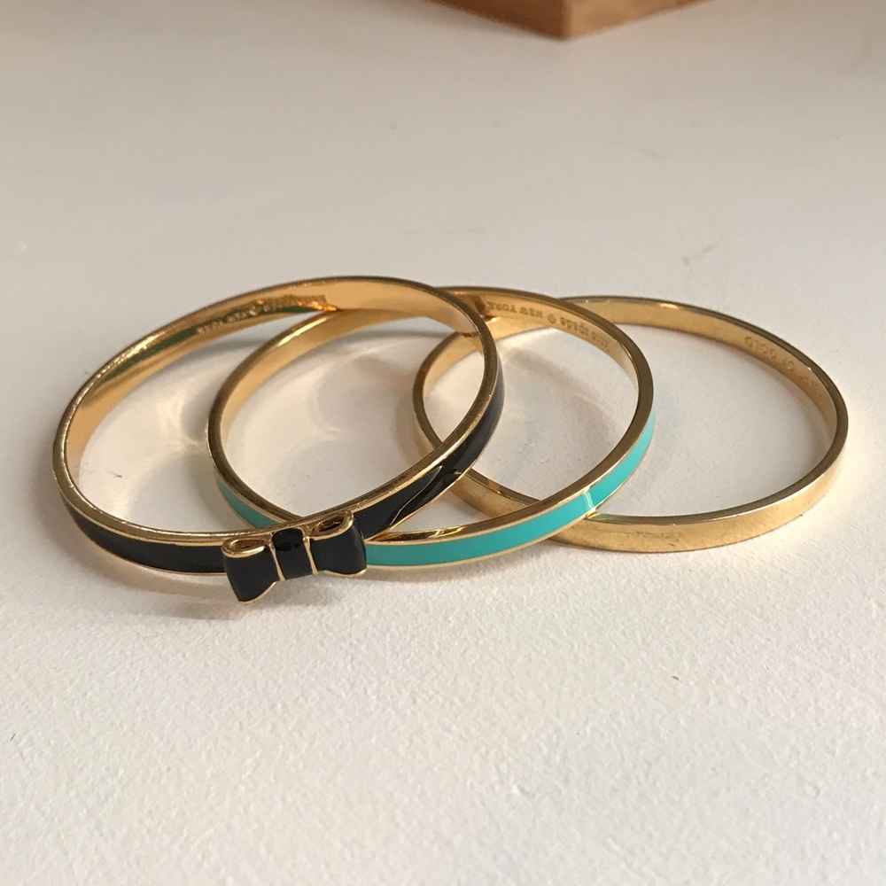 **SALE** Set of 3 Kate Spade bangles with gift box