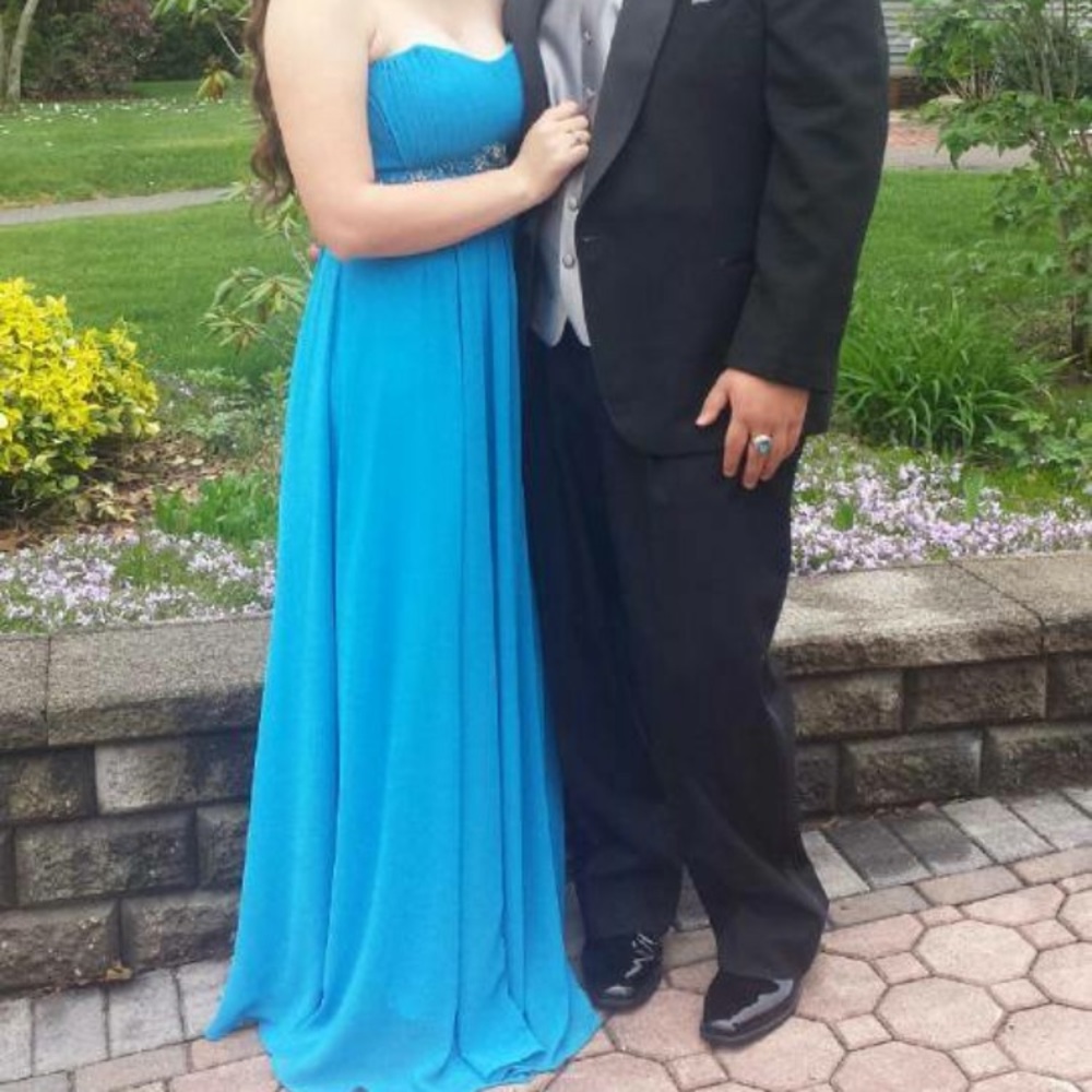Blue prom/formal dress