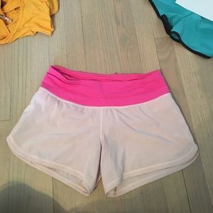 Lulu running shorts
