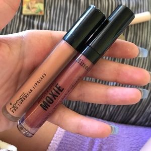 bare minerals & MAC lip gloss/glass