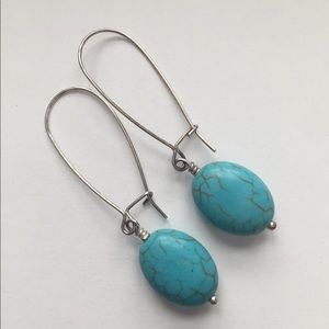 Turquoise Sea Drop Earrings