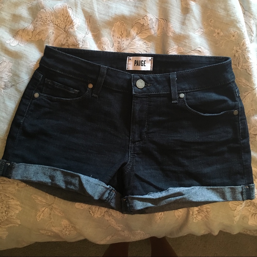 Paige jimmy jimmy shorts. Blue jean