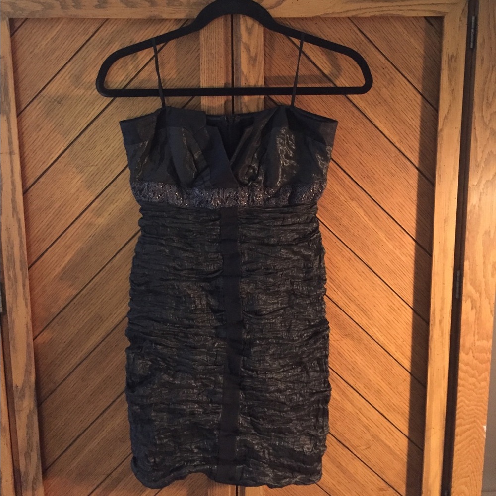 Nicole Miller Collection strapless cocktail dress