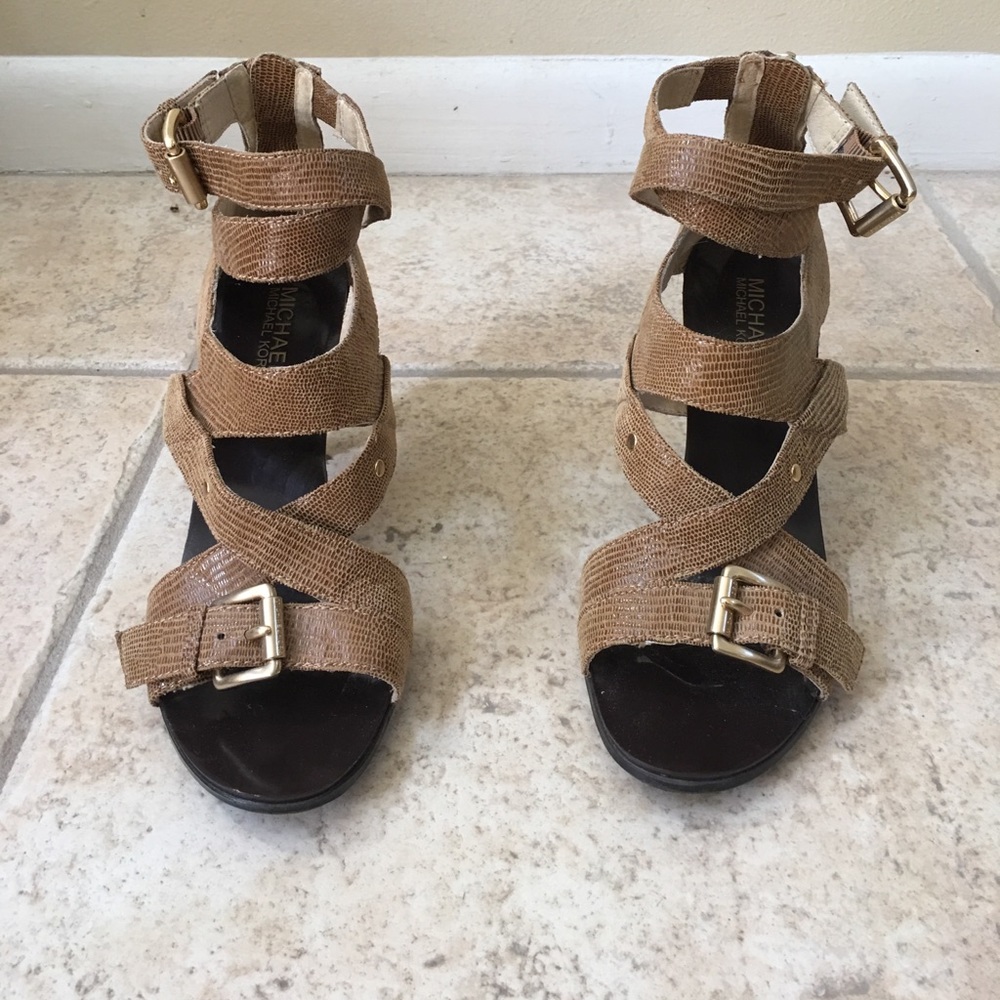 Michael Kors Snakeskin Sandals