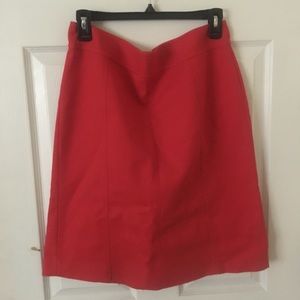 Gallina Moda red knee length skirt