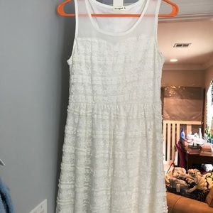 WORN ONCE GINGER G WHITE LACE DRESS
