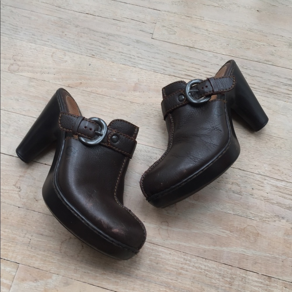 Born leather heels!