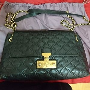 Auth. Marc Jacobs Baroque Single Quilted Bag XL