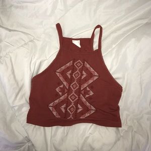 summery halter neck crop top