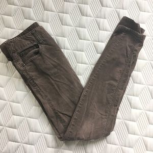 Free People Size 27 light brown corduroy pants