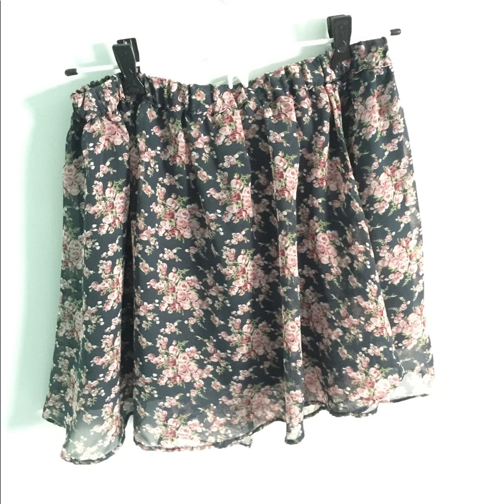 Lightweight floral skirt