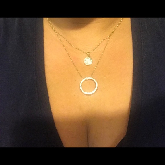 Austrian 18kt gold filled pendant set 🌺NWT🌺 - Picture 3 of 4