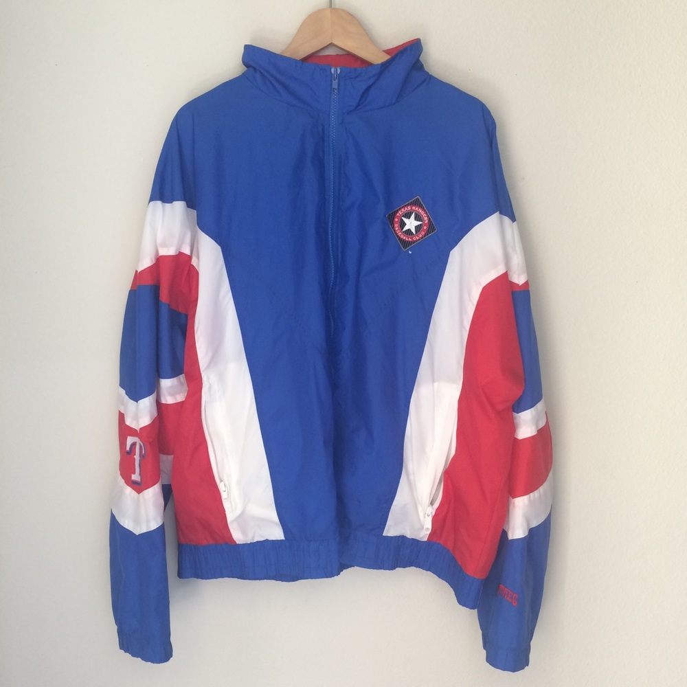 Vintage Nutmeg Mills Texas Rangers Jacket