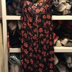 FLORAL ZIP SHORT DRESS