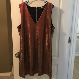 Gold dress