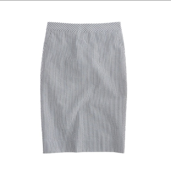 J. Crew no. 2 pencil skirt in seersucker - Picture 3 of 8
