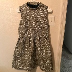 Black and white classy dress