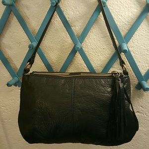Margot Genuine Leather Purse With Tassels