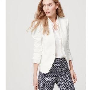 LOFT Collarless Blazer