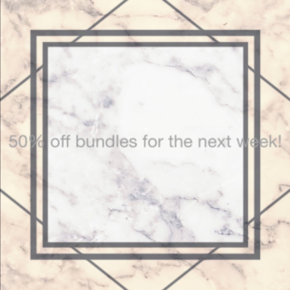 50% off bundles!