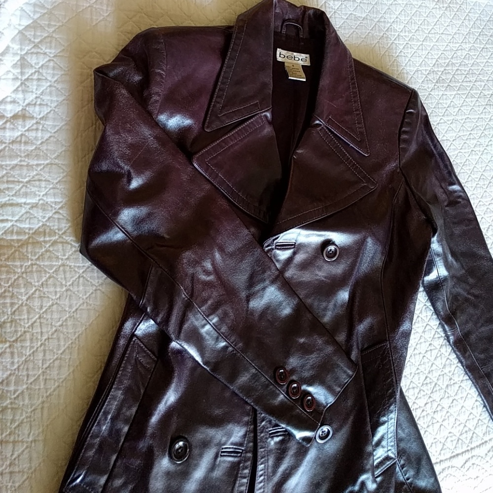 Bebe leather jacket