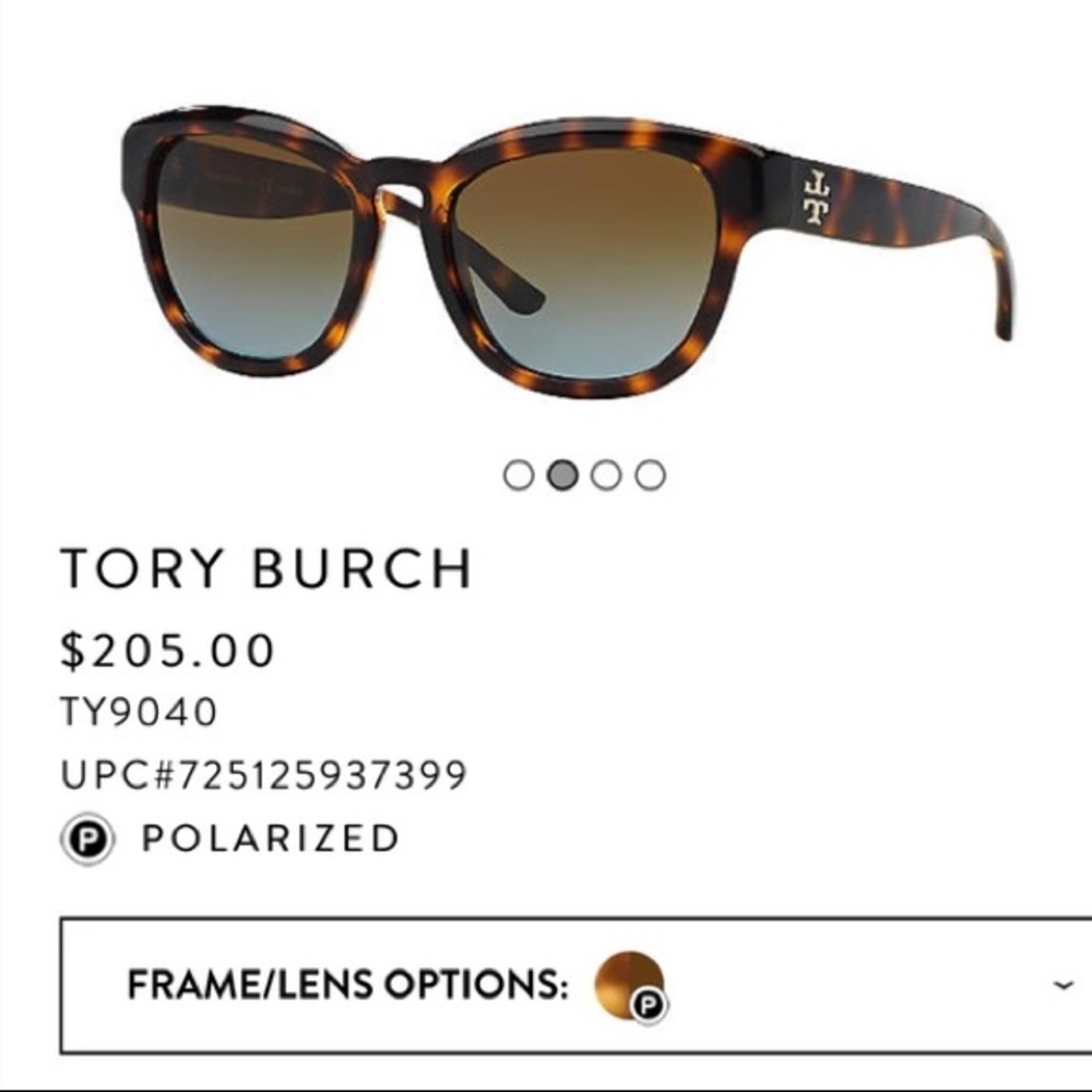 Tory Burch polarized sunglasses