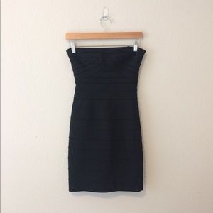 BCBGMAXAZRIA Strapless Bandage Dress