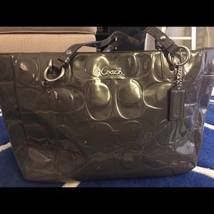 Coach Patent Leather Tote