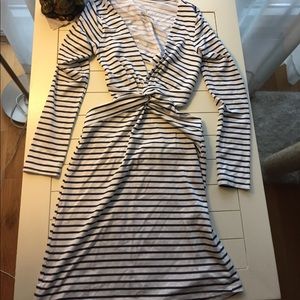 Blue life cut out dress