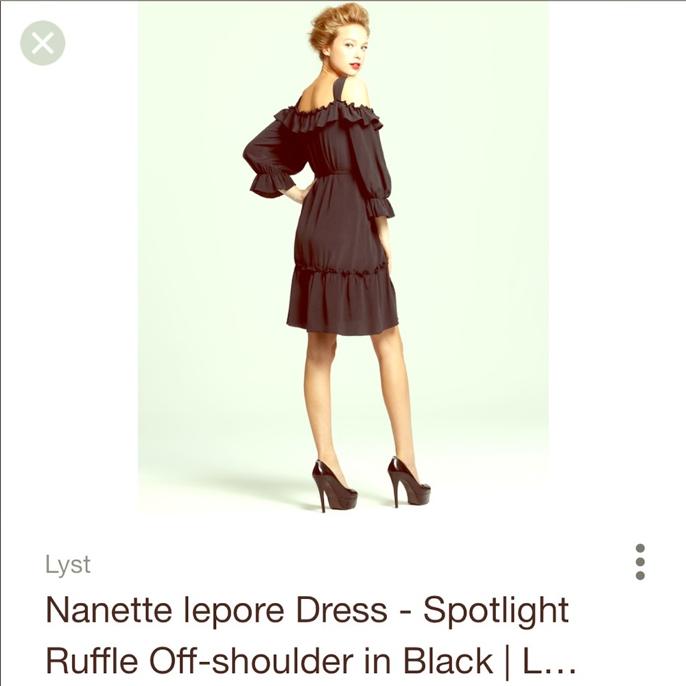 Cold Shoulder ruffles dress