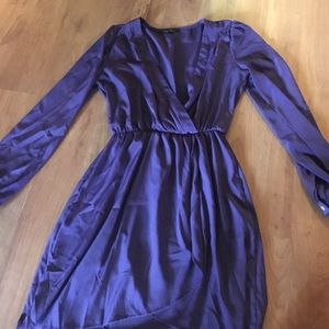 Purple mini dress