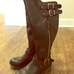 Black rider boots