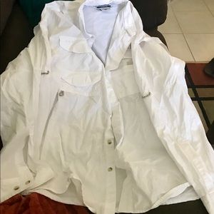 Two Columbia fishing shirts- can purchase separate