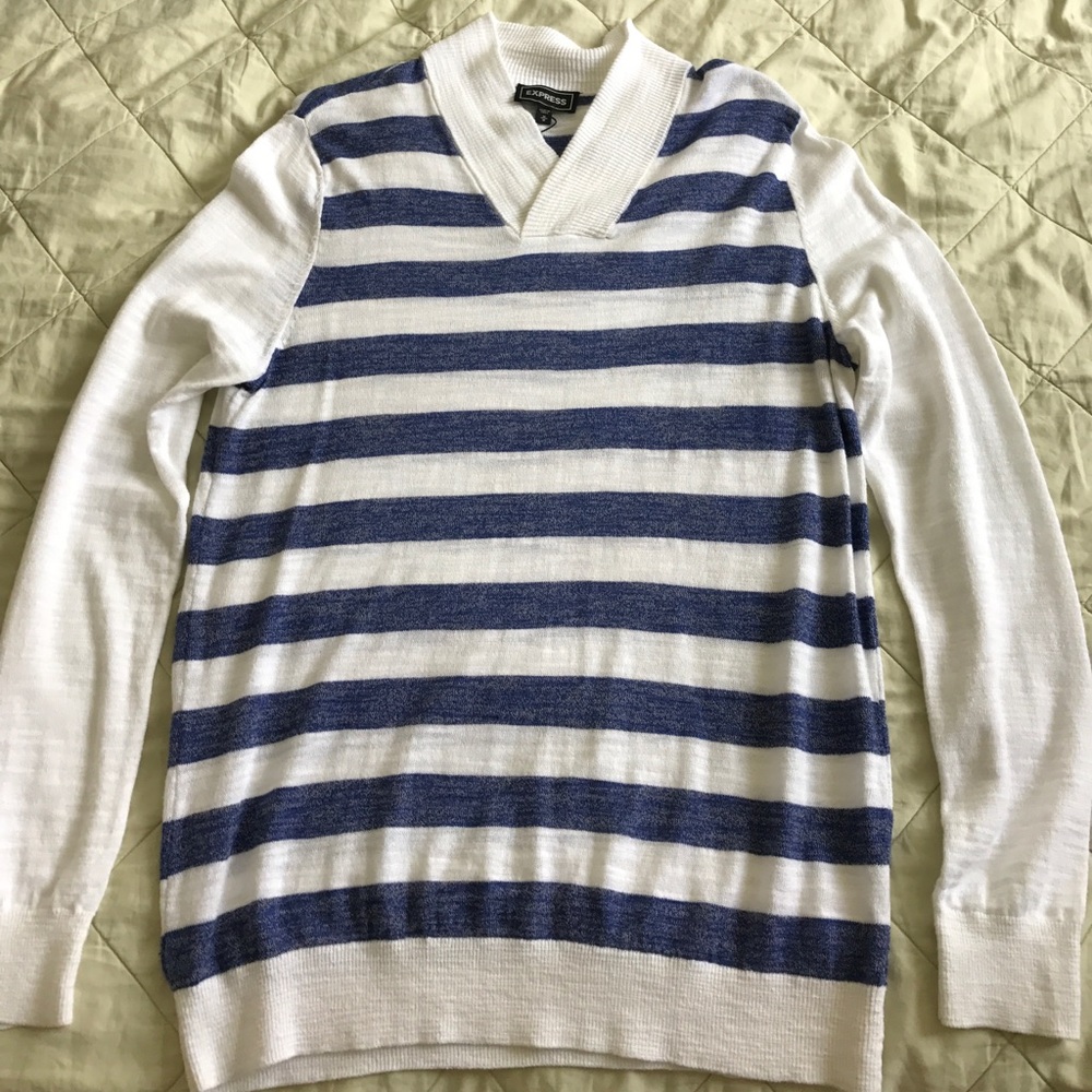 Express Striped Dress Sweater