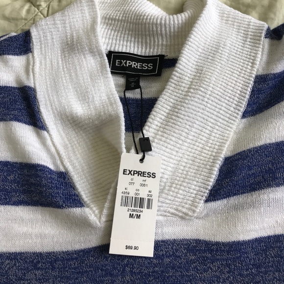 Express Striped Dress Sweater - Picture 2 of 4