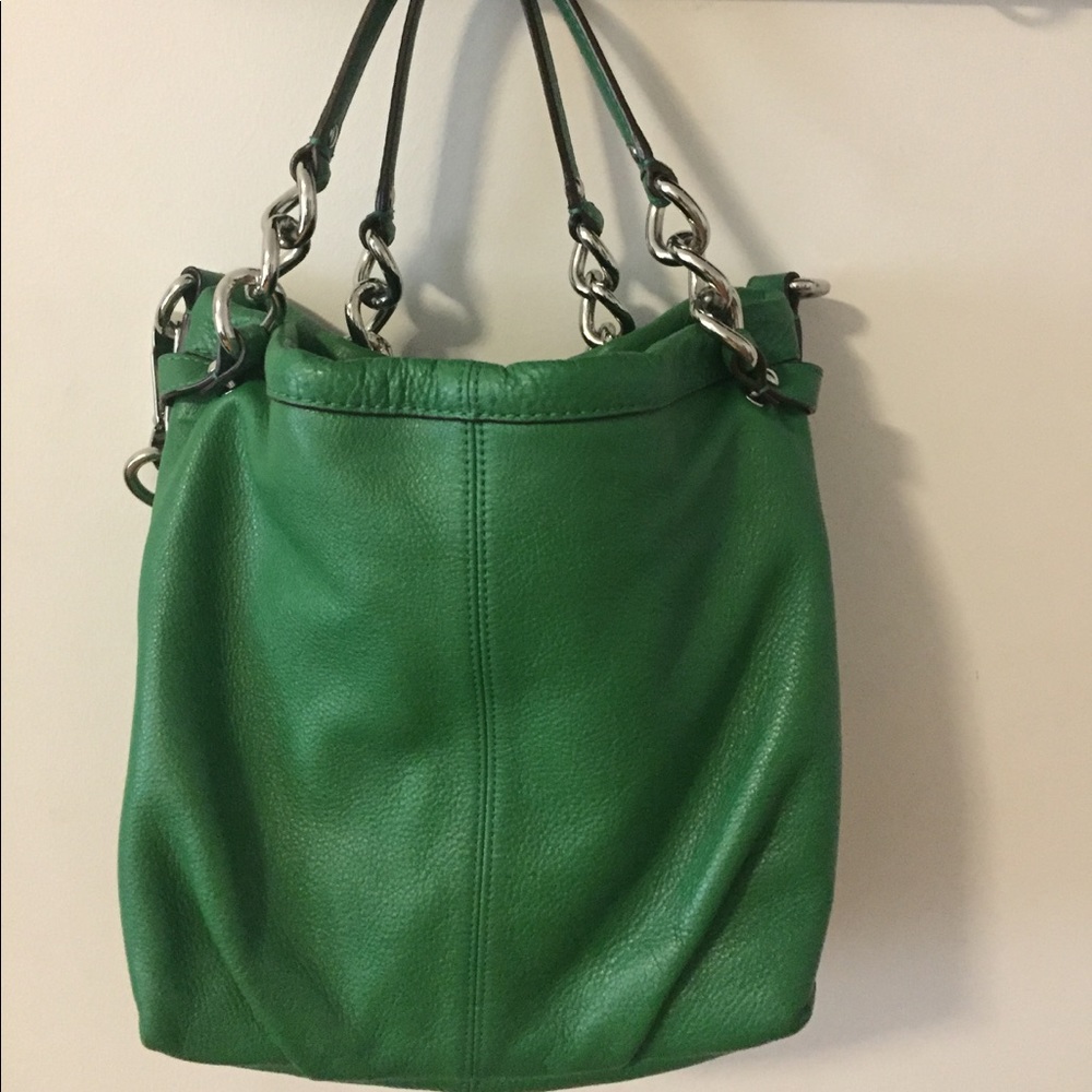 Rare Coach pebbled leather hobo purse